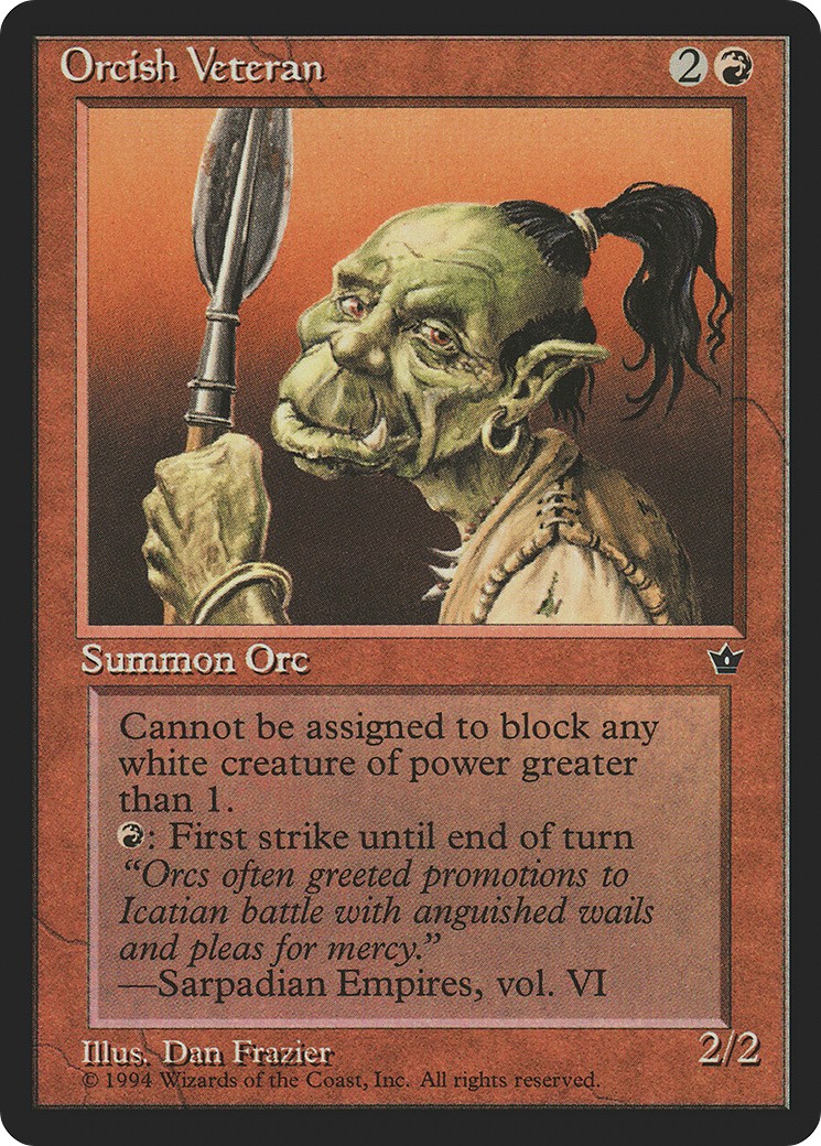 1994 Magic: The Gathering Fallen Empires 1994 Magic: The Gathering Fallen Empires #62b trading card