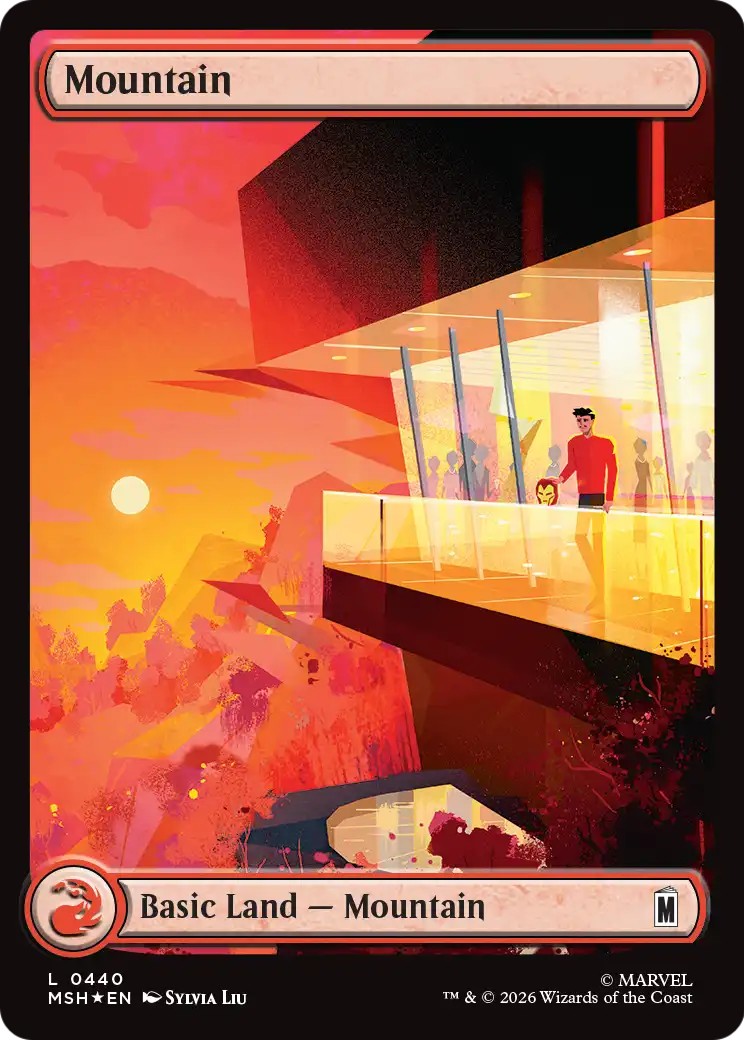 Mountain (Common · Foil) · 2026 · Marvel Super Heroes