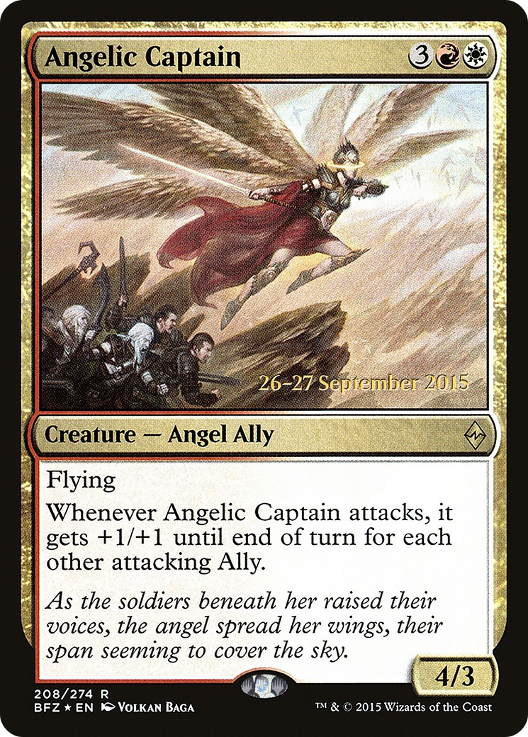 2015 Magic: The Gathering Battle for Zendikar Promos 2015 Magic: The Gathering Battle for Zendikar Promos #208s trading card