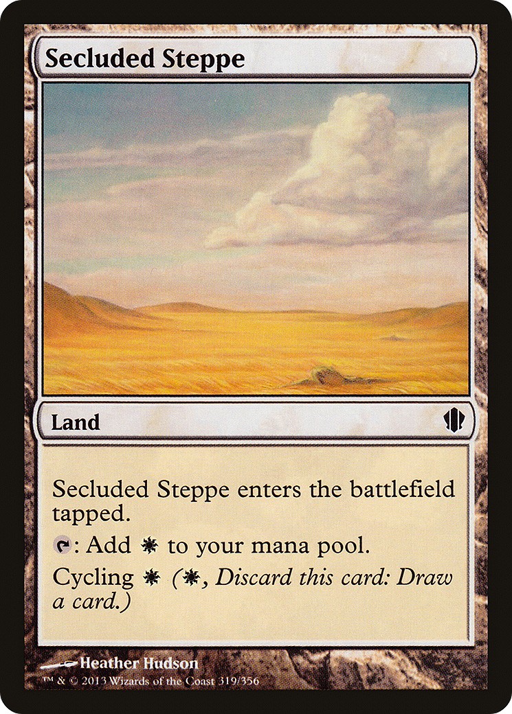 Secluded Steppe (Common · Normal) · 2013 · Commander 2013