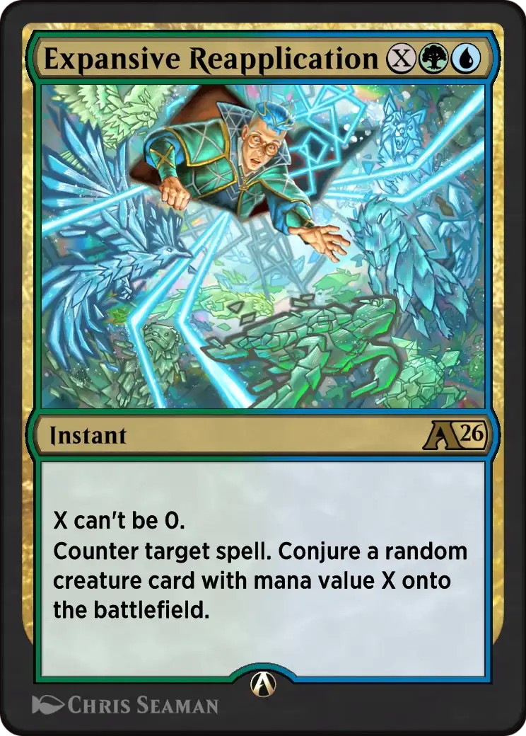 2026 Magic: The Gathering Alchemy: Secrets of Strixhaven Expansive Reapplication #18 trading card