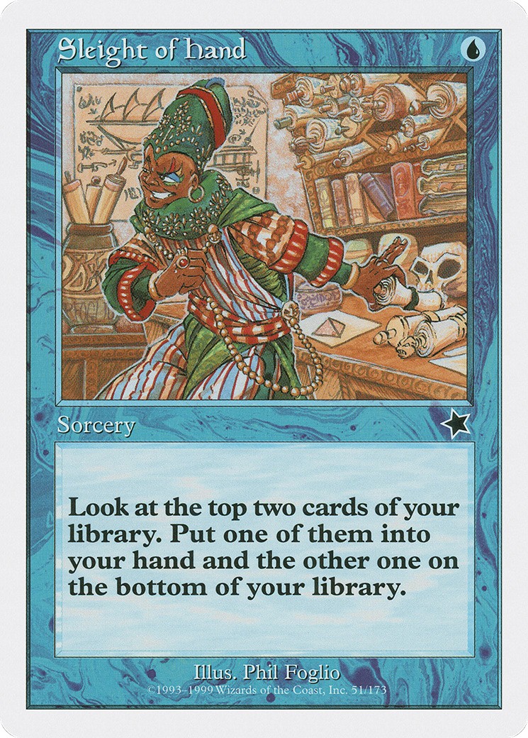 1999 Magic: The Gathering Starter 1999 Magic: The Gathering Starter #51 trading card