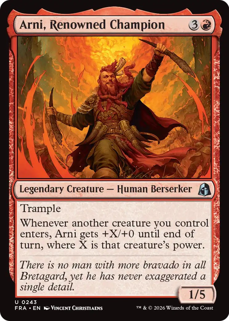 Arni, Renowned Champion - Image 1