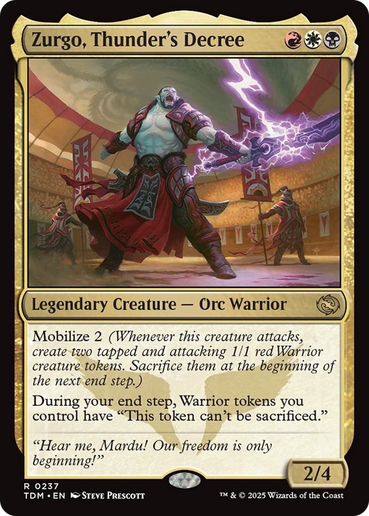 Zurgo, Thunder's Decree - Image 1