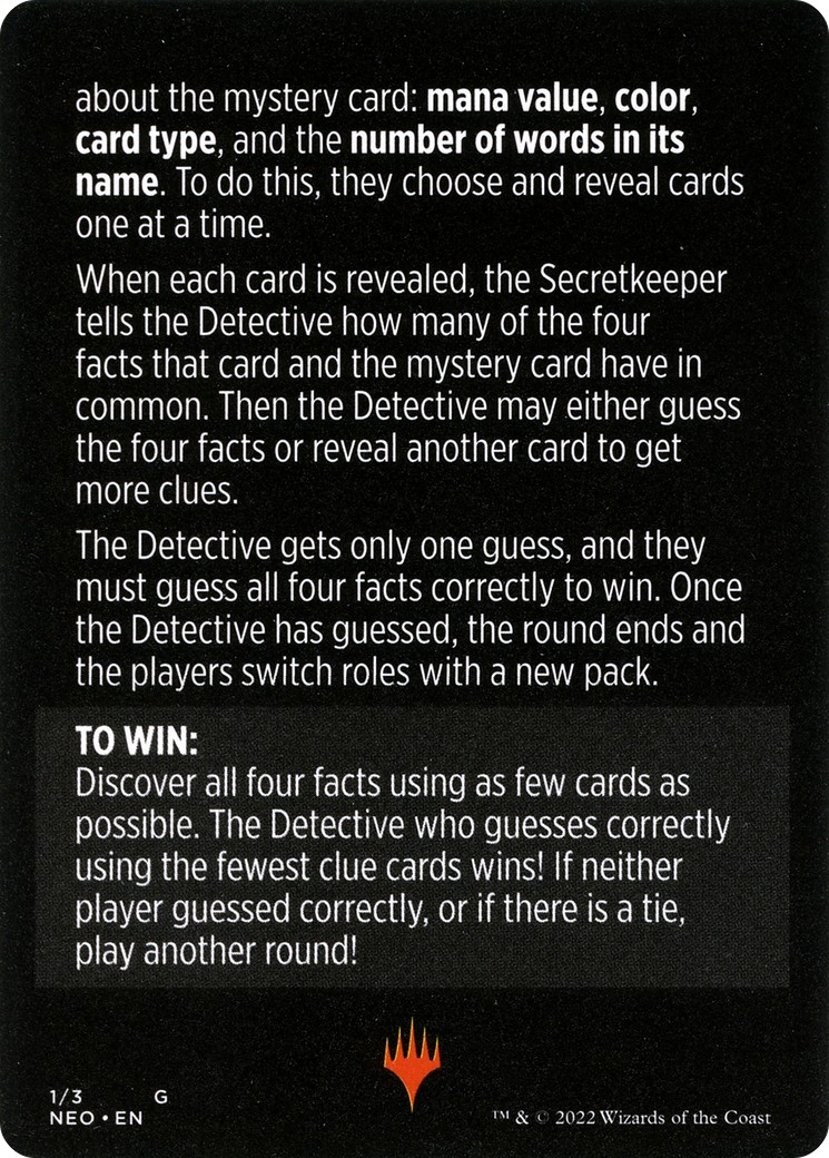 Booster Sleuth // Booster Sleuth (cont'd) thumbnail 2