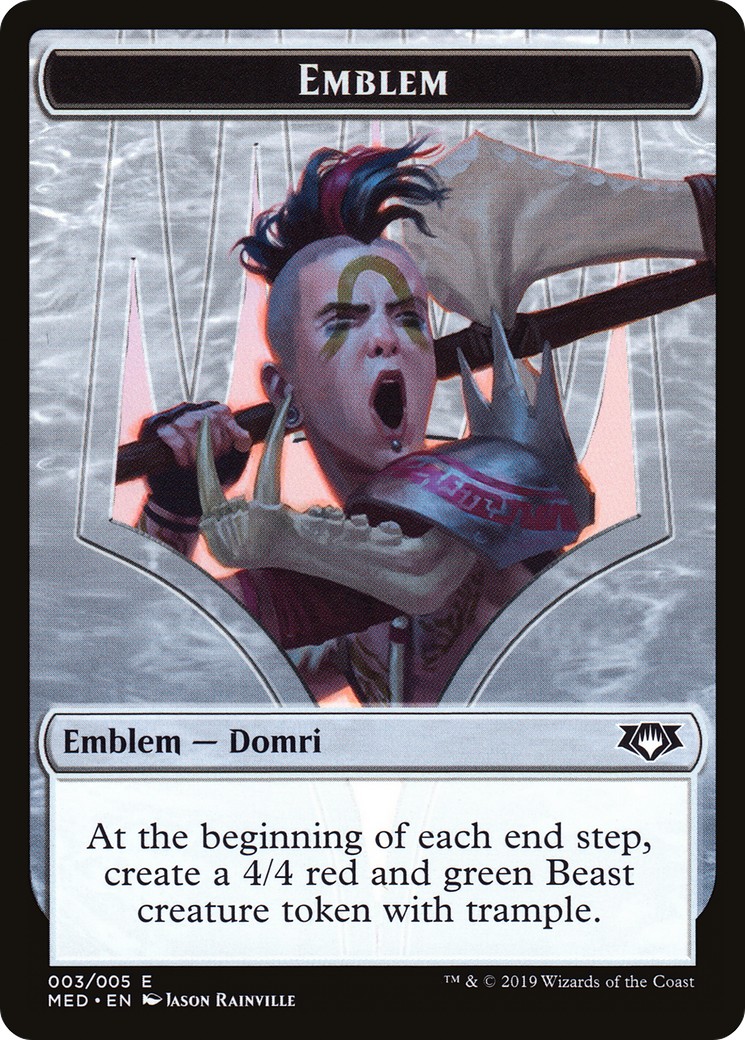 Domri, Chaos Bringer Emblem - Image 1
