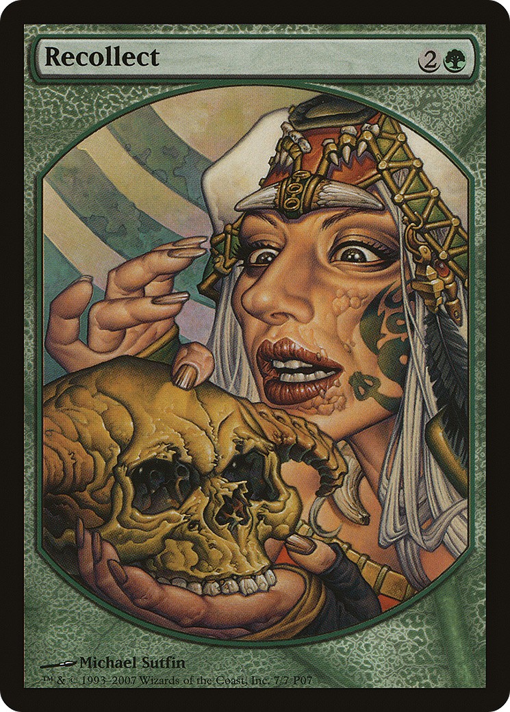 2007 Magic: The Gathering Magic Player Rewards Recollect #7 trading card