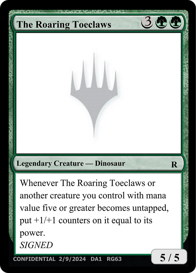The Roaring Toeclaws - Image 1
