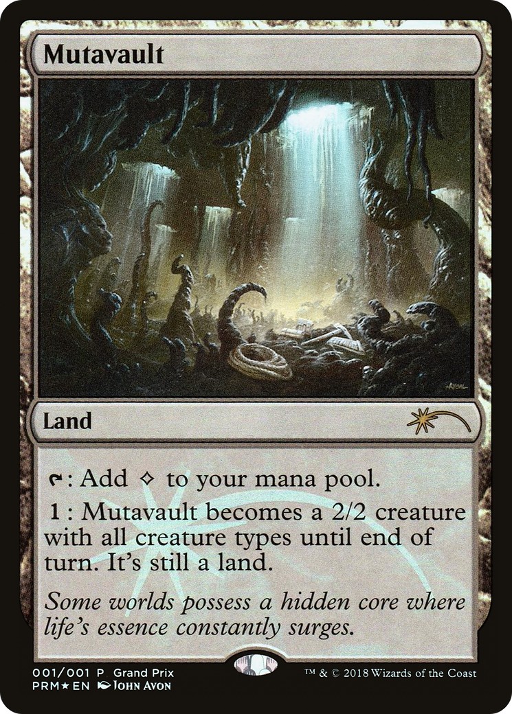 2018 Magic: The Gathering Grand Prix Promos Mutavault #2018 trading card