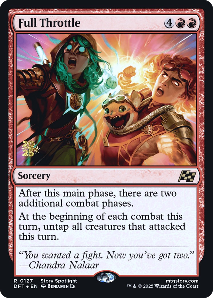 2025 Magic: The Gathering Aetherdrift Promos 2025 Magic: The Gathering Aetherdrift Promos #127s trading card