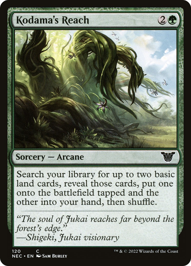 Kodama's Reach (Commander · Common · Normal) · 2022 · Neon Dynasty