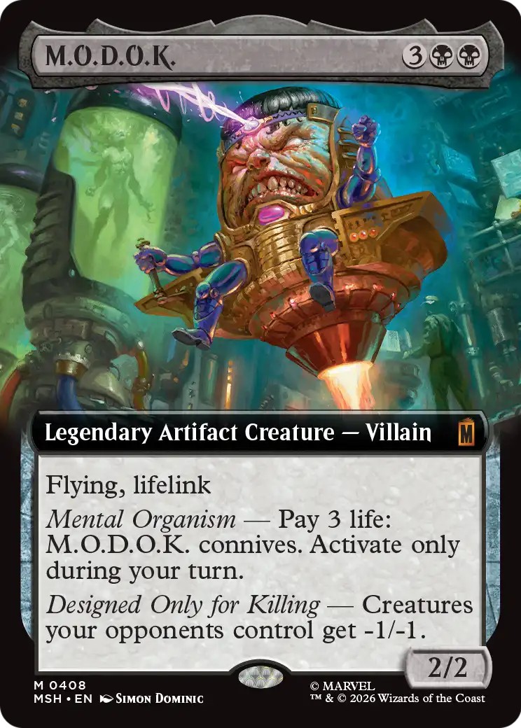 2026 Magic: The Gathering Marvel Super Heroes 2026 Magic: The Gathering Marvel Super Heroes #408 trading card