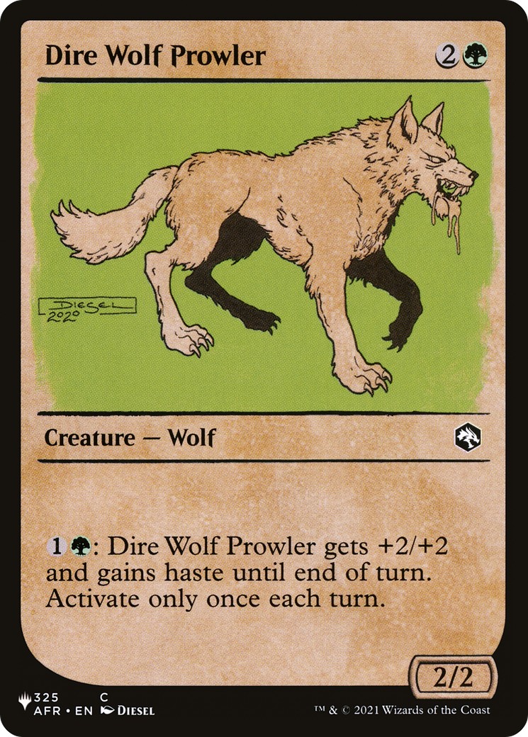 2021 Magic: The Gathering The List 2021 Magic: The Gathering The List #AFR-325 trading card