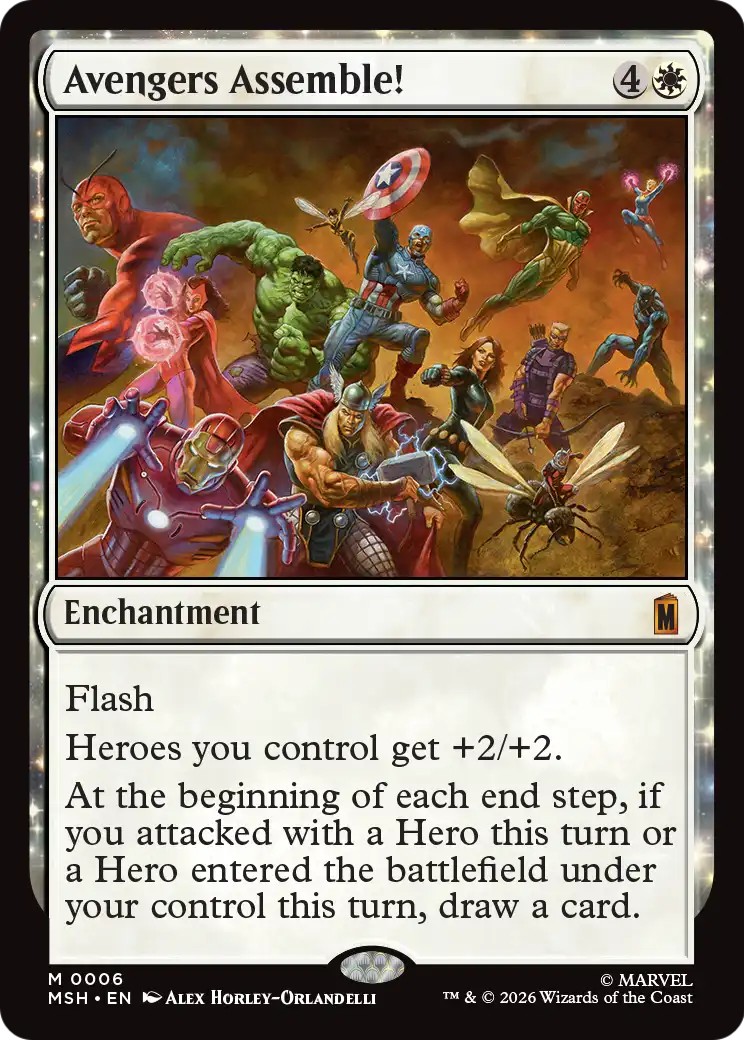 2026 Magic: The Gathering Marvel Super Heroes 2026 Magic: The Gathering Marvel Super Heroes #6 trading card