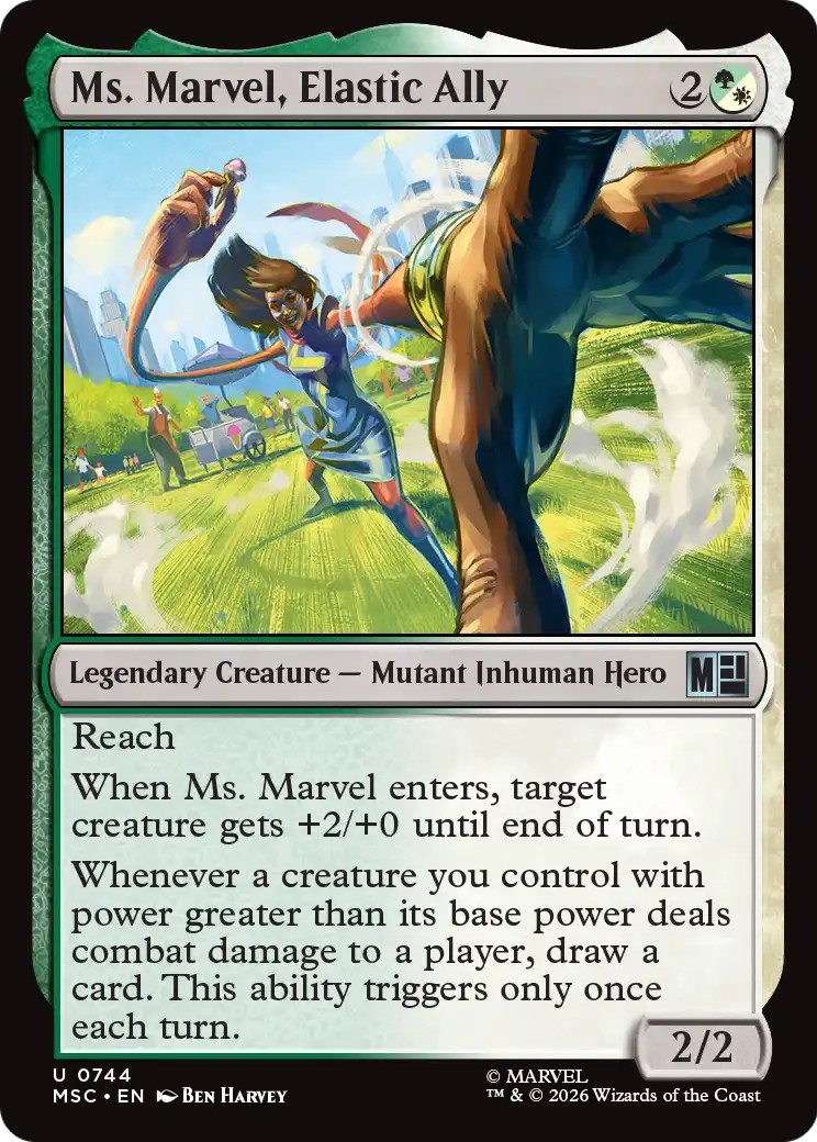 2026 Magic: The Gathering Marvel Super Heroes 2026 Magic: The Gathering Marvel Super Heroes #744 trading card