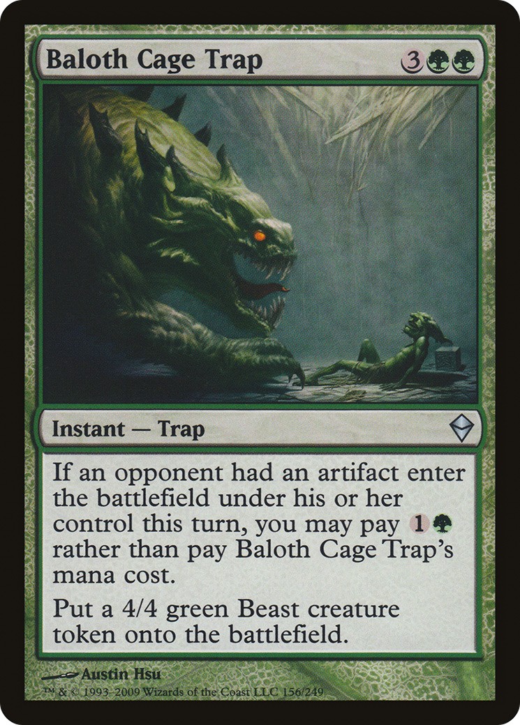 2009 Magic: The Gathering Zendikar 2009 Magic: The Gathering Zendikar #156 trading card