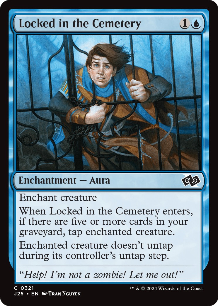 Locked in the Cemetery - Image 1