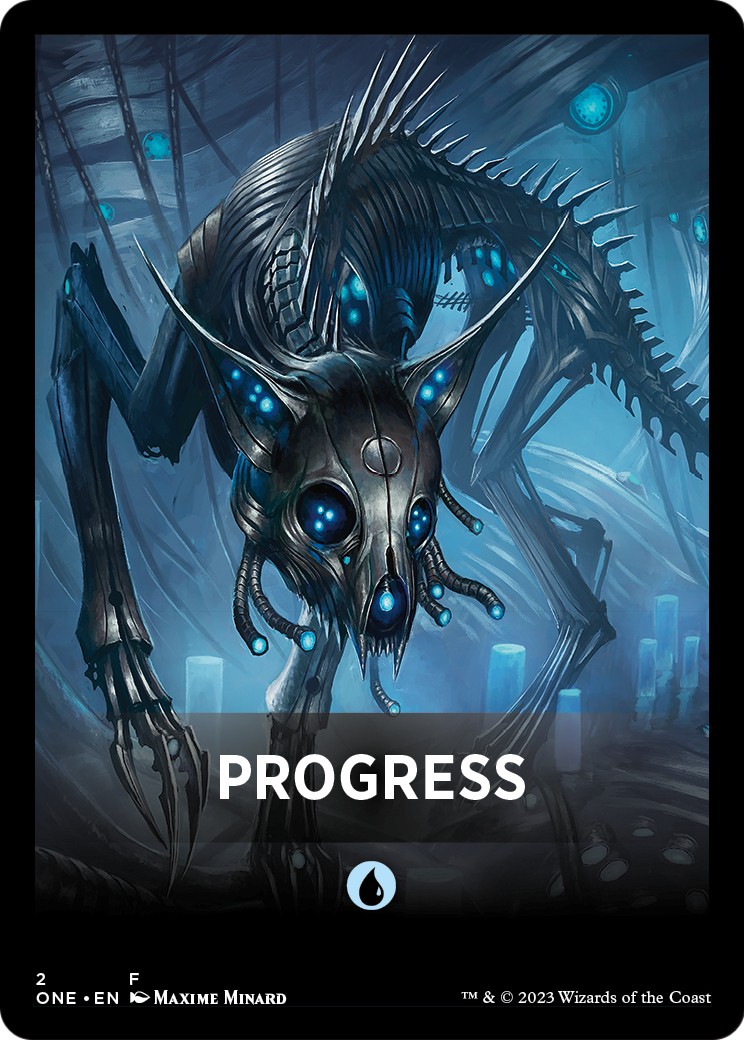 2023 Magic: The Gathering Phyrexia: All Will Be One Jumpstart Front Cards Progress #2 trading card