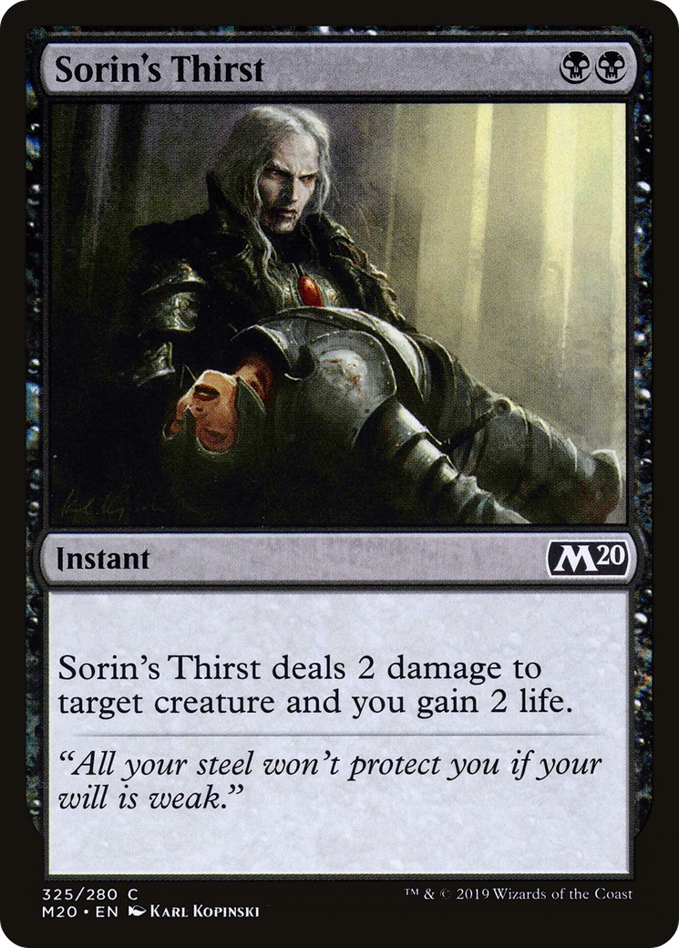 2019 Magic: The Gathering Core Set 2019 Magic: The Gathering Core Set #325 trading card