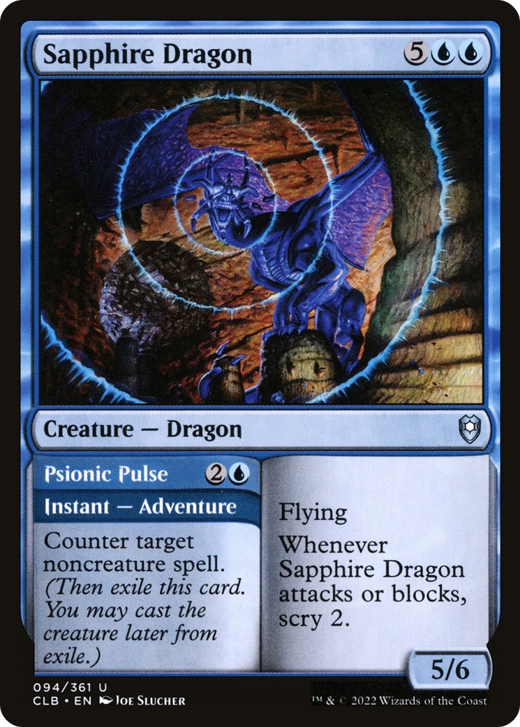 Sapphire Dragon // Psionic Pulse - Image 1