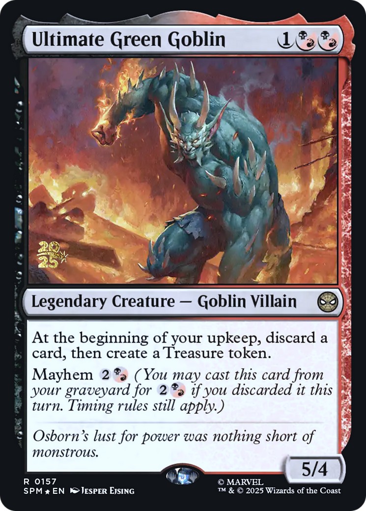 2025 Magic: The Gathering Marvel's Spider-Man Promos 2025 Magic: The Gathering Marvel's Spider-Man Promos #157s trading card