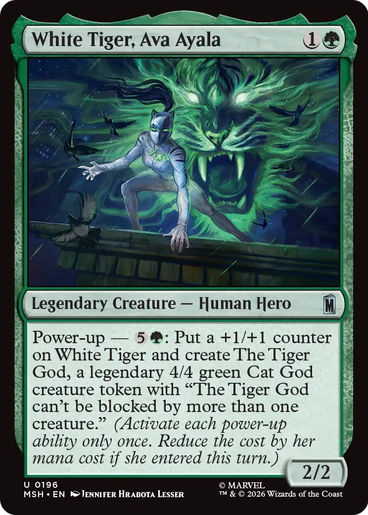 2026 Magic: The Gathering Marvel Super Heroes 2026 Magic: The Gathering Marvel Super Heroes #196 trading card