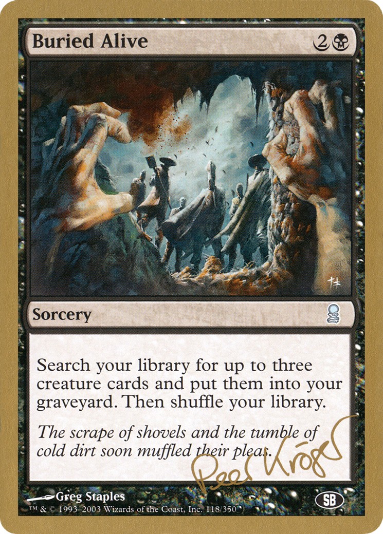 2003 Magic: The Gathering World Championship Decks 2003 Magic: The Gathering World Championship Decks #pk118sb trading card