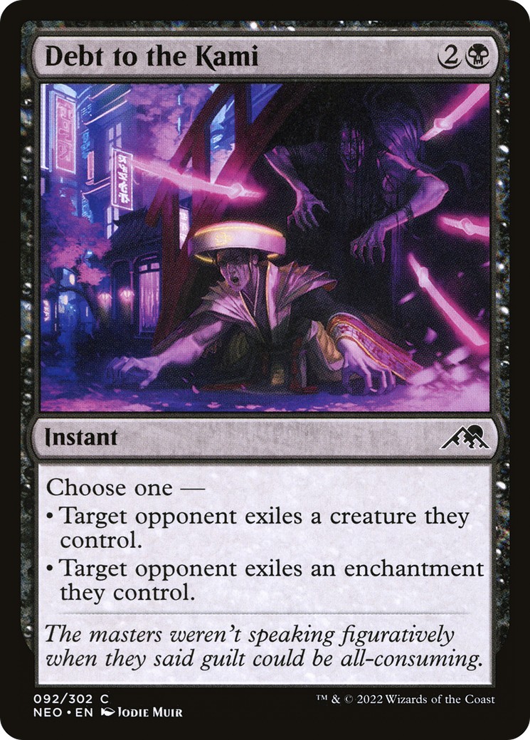 2022 Magic: The Gathering Kamigawa: Neon Dynasty 2022 Magic: The Gathering Kamigawa: Neon Dynasty #92 trading card