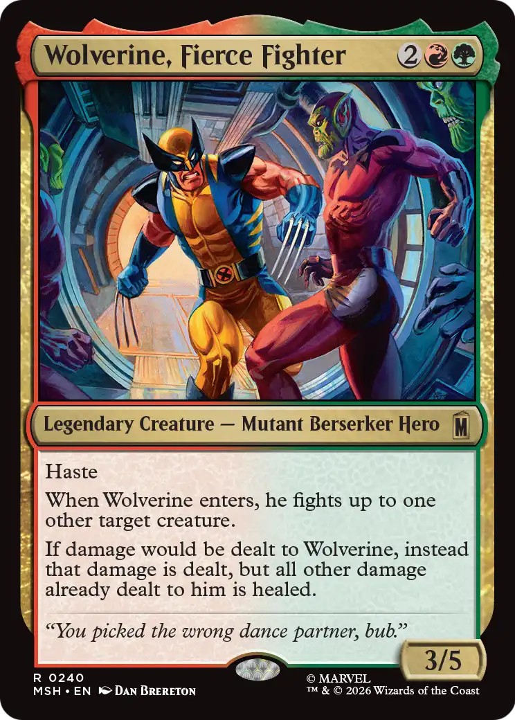 Wolverine, Fierce Fighter - Image 1