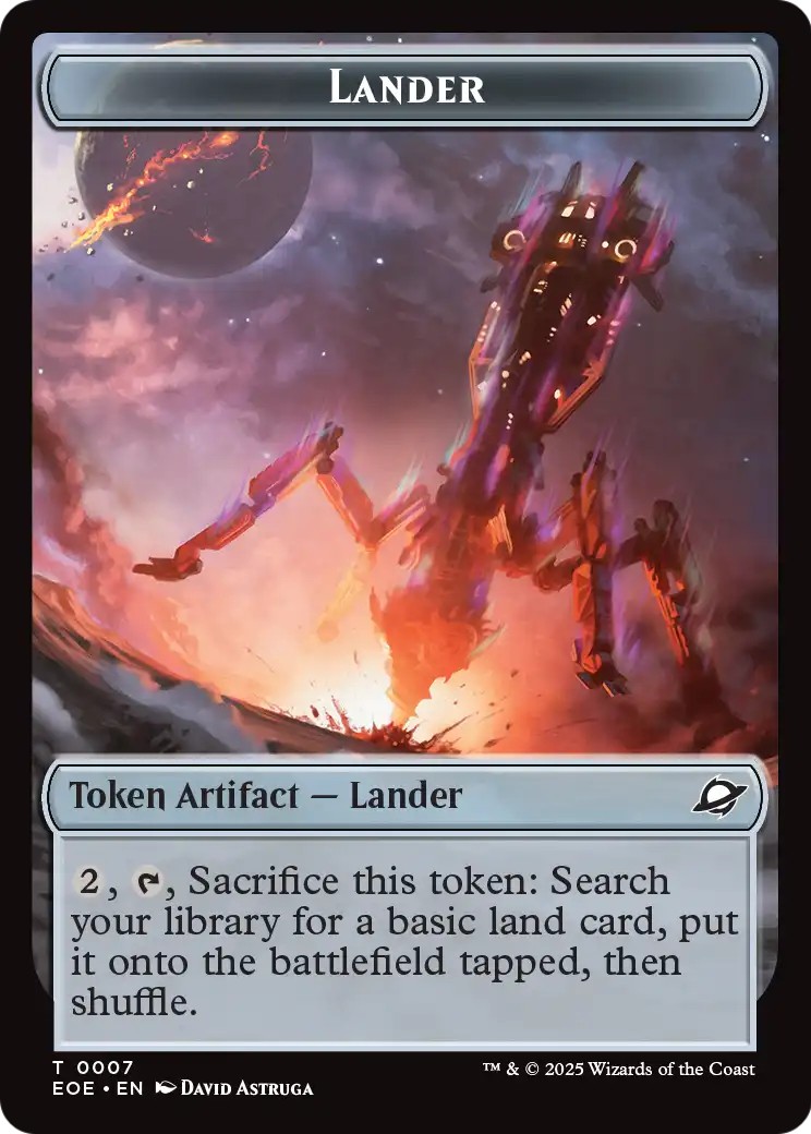 2025 Magic: The Gathering Edge of Eternities Tokens 2025 Magic: The Gathering Edge of Eternities Tokens #7 trading card