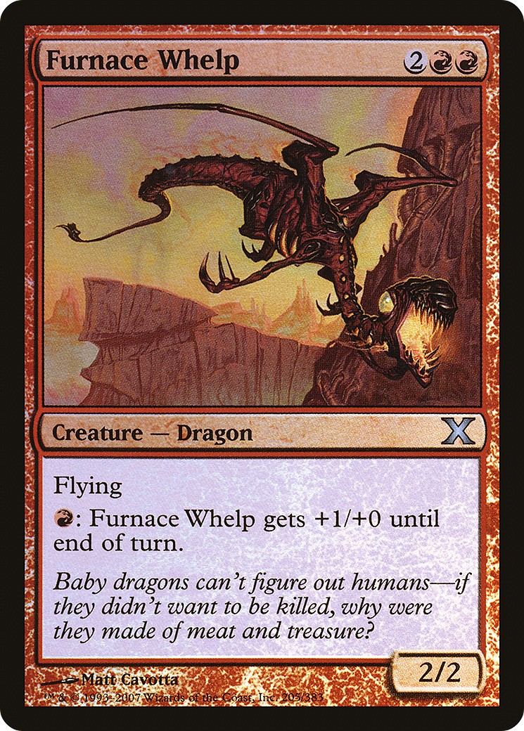 Furnace Whelp (Uncommon · Foil) · 2007 · Tenth Edition