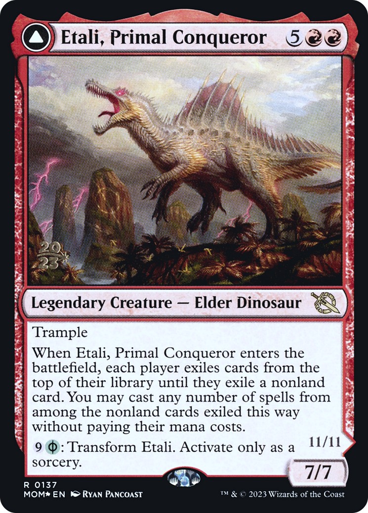2023 Magic: The Gathering March of the Machine Promos 2023 Magic: The Gathering March of the Machine Promos #137s trading car