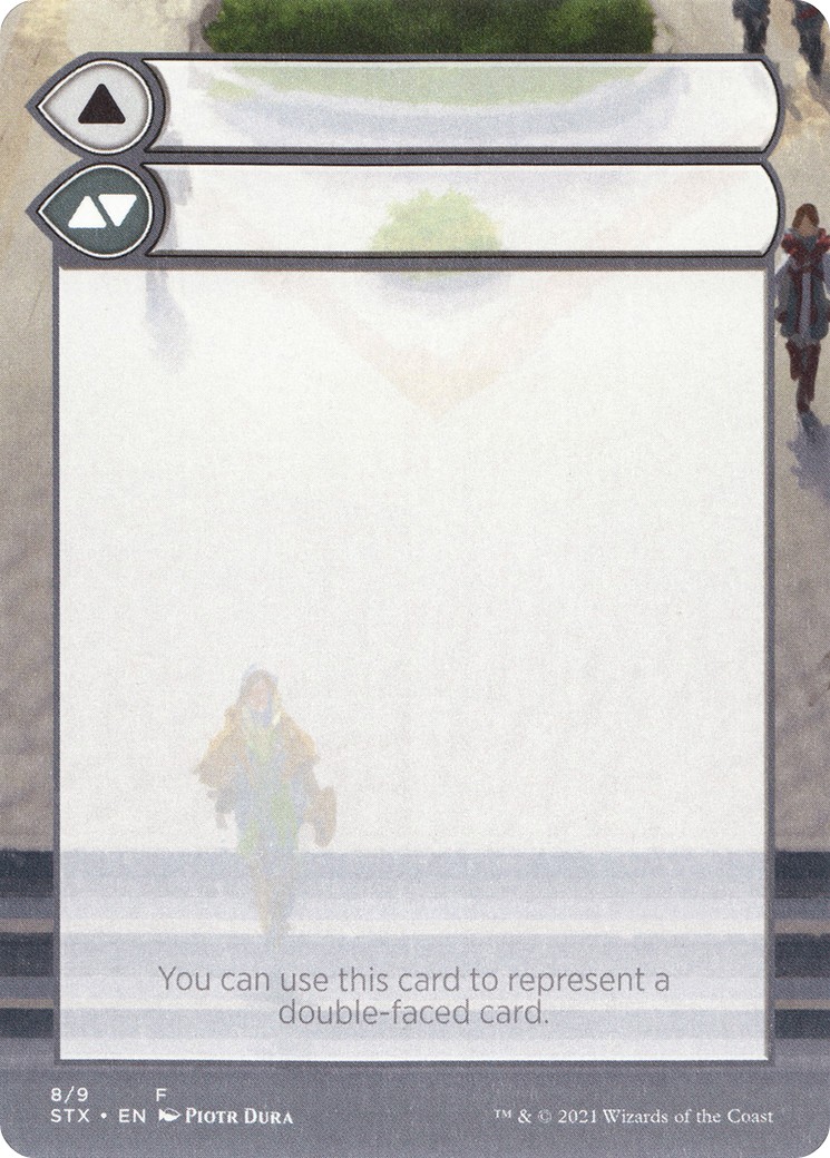 2021 Magic: The Gathering Strixhaven: School of Mages Substitute Cards Double-Faced Substitute Card #8 trading card
