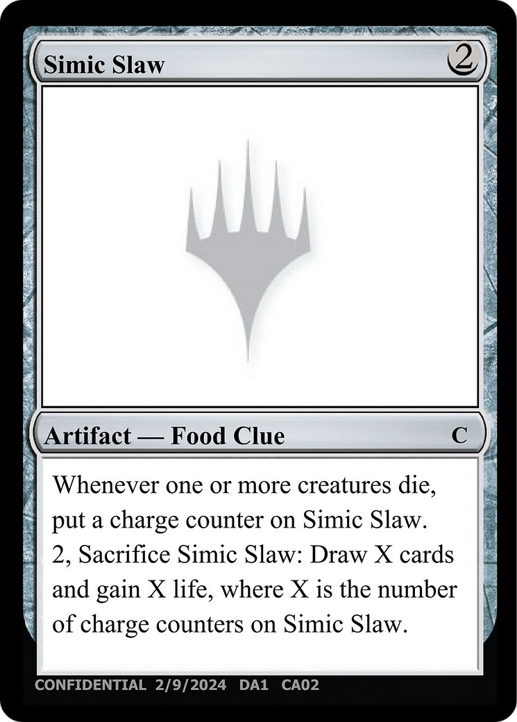 2024 Magic: The Gathering Unknown Event Simic Slaw #CAb trading card