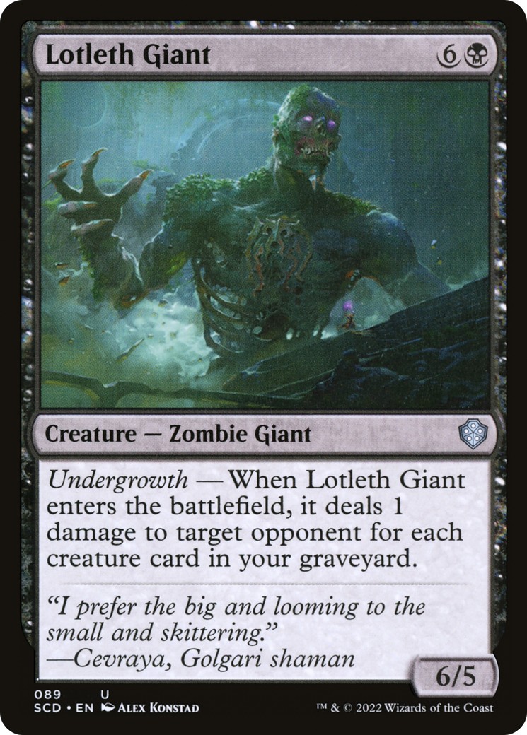 2022 Magic: The Gathering Starter Commander Decks 2022 Magic: The Gathering Starter Commander Decks #89 trading card
