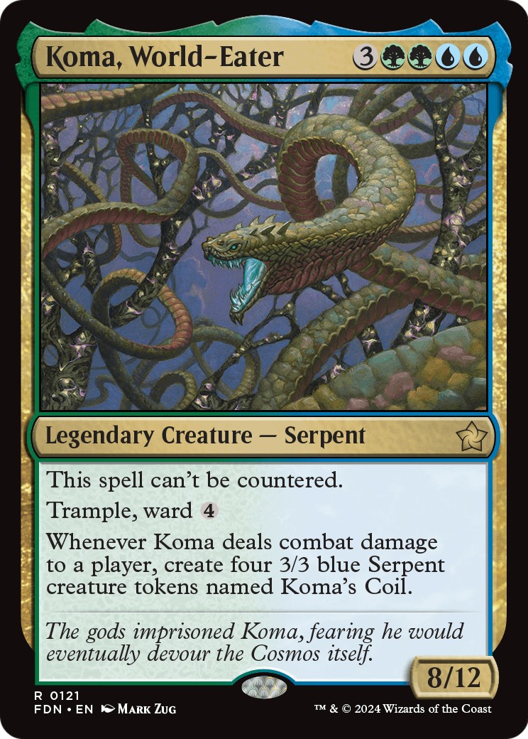 2024 Magic: The Gathering Foundations 2024 Magic: The Gathering Foundations #121 trading card