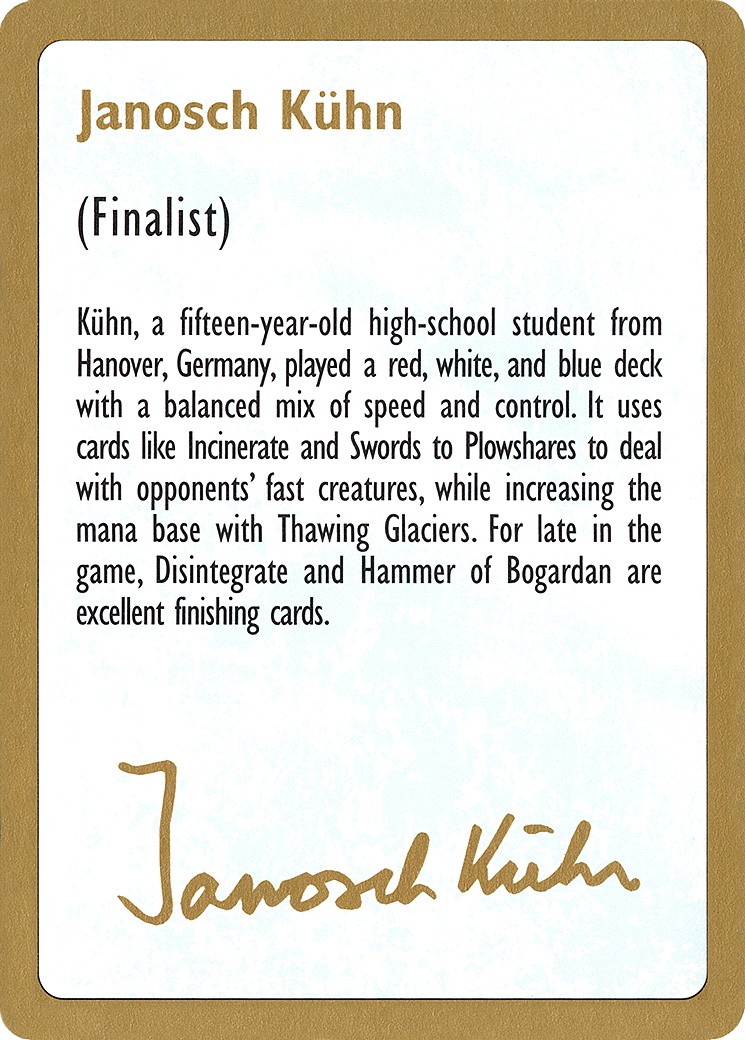 Janosch Kühn Bio (1997) - Image 1