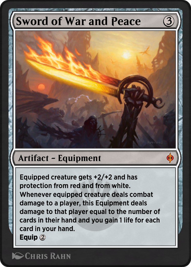 2025 Magic: The Gathering Arena Anthology 1 Sword of War and Peace #16 trading card