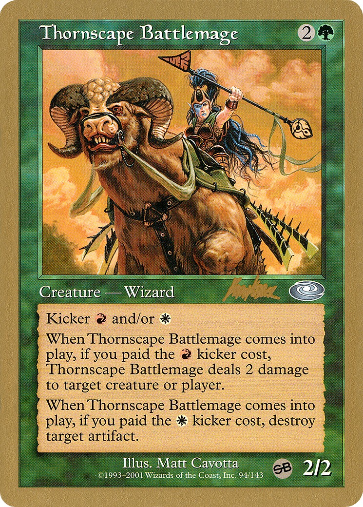 2002 Magic: The Gathering World Championship Decks 2002 Magic: The Gathering World Championship Decks #bk94sb trading card