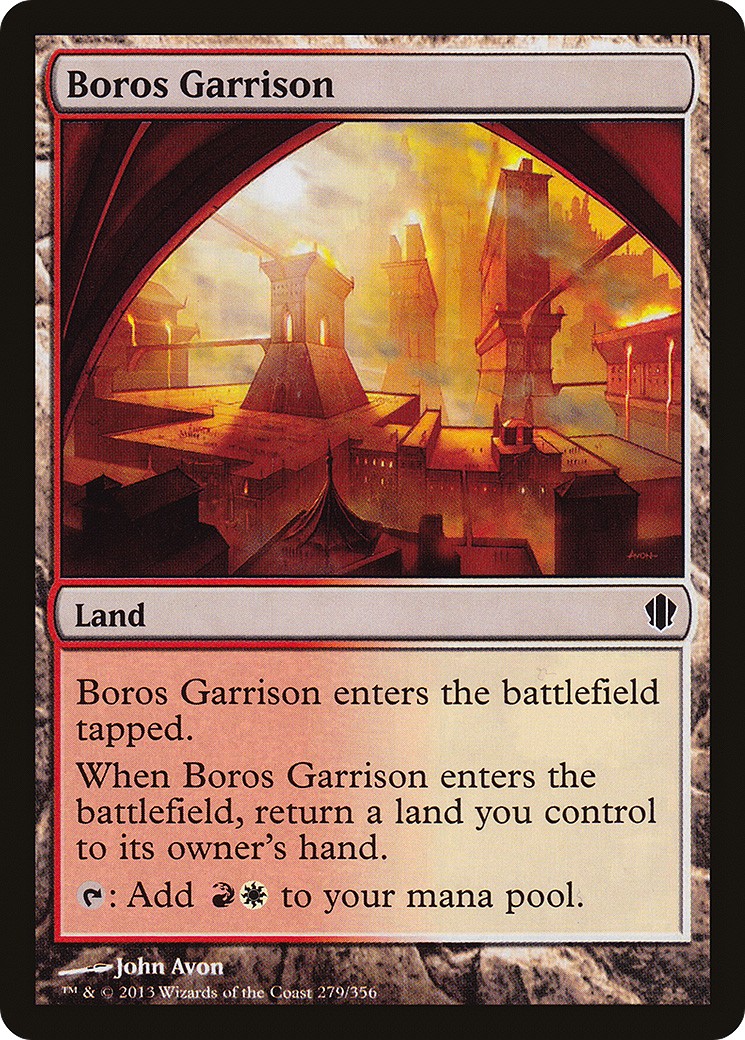 2013 Magic: The Gathering Commander 2013 Boros Garrison #279 trading card