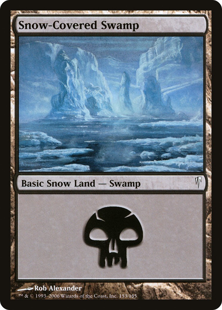 Snow-Covered Swamp - Image 1
