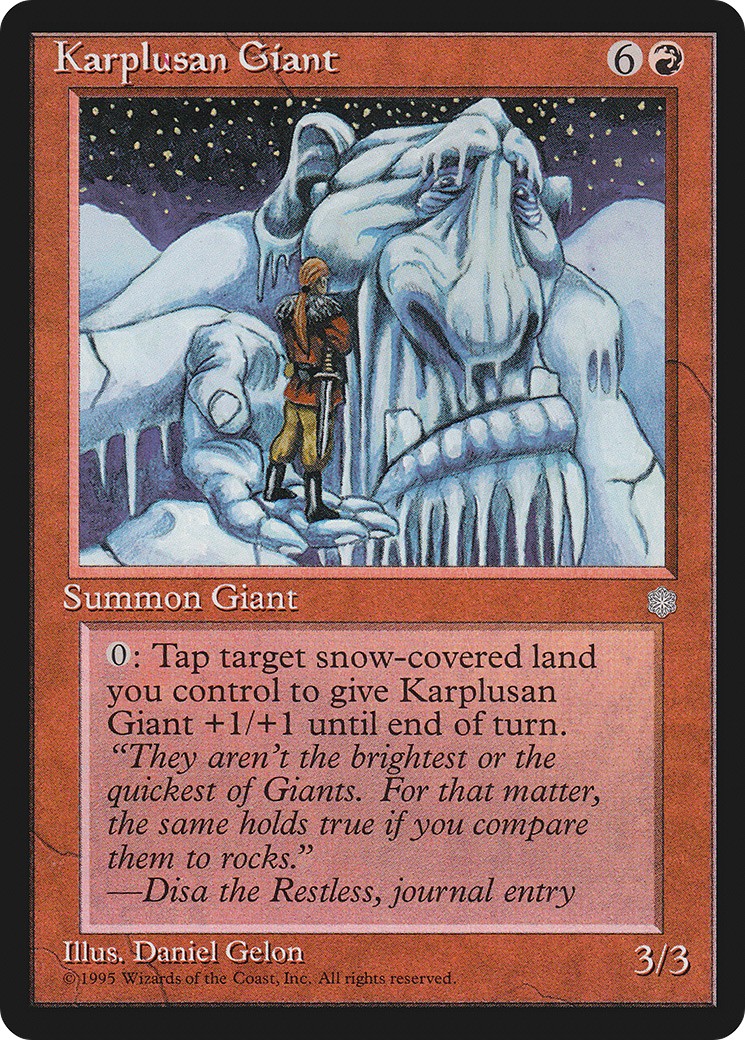 1995 Magic: The Gathering Ice Age 1995 Magic: The Gathering Ice Age #196 trading card