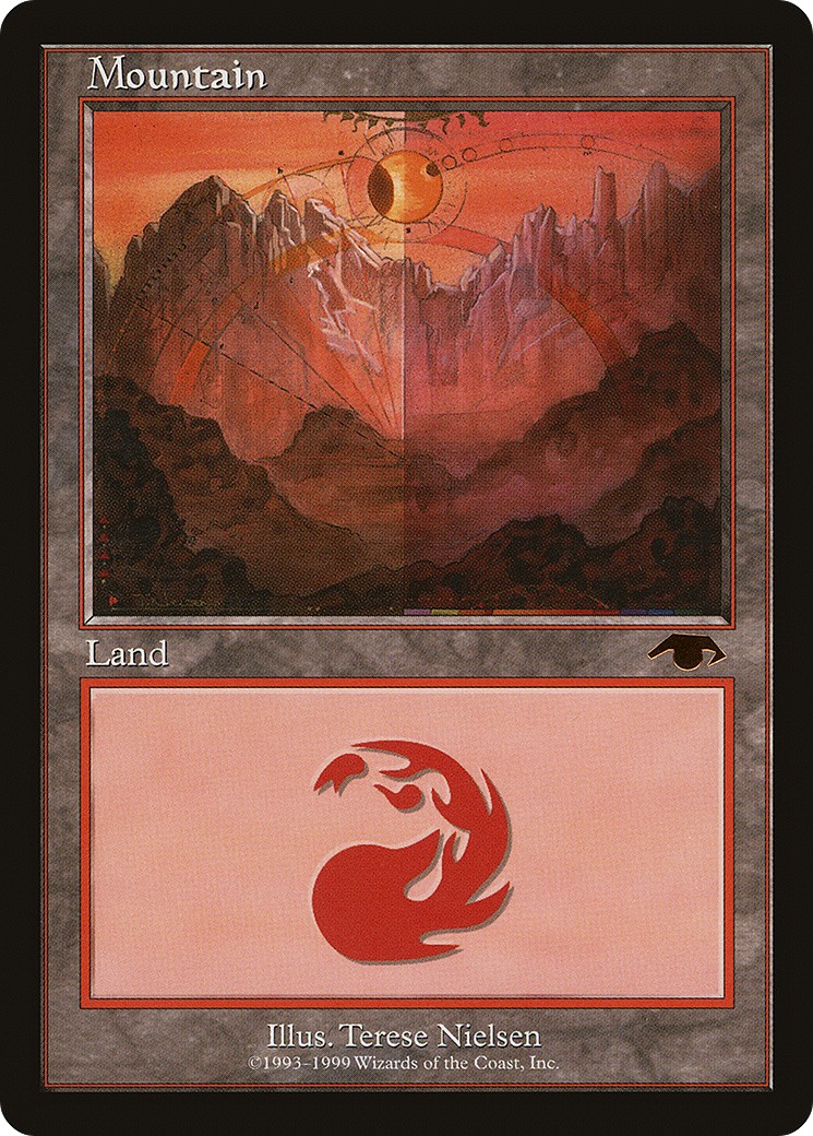 1999 Magic: The Gathering Guru Mountain #4 trading card