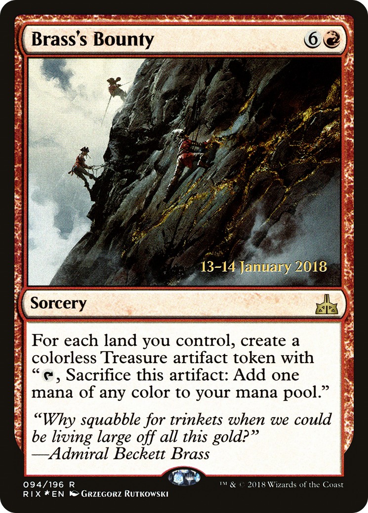 2018 Magic: The Gathering Rivals of Ixalan Promos 2018 Magic: The Gathering Rivals of Ixalan Promos #94s trading card