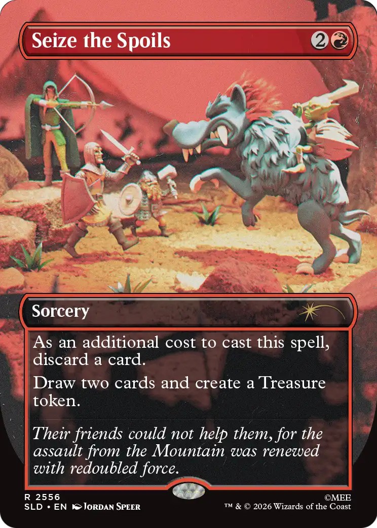 2026 Magic: The Gathering Secret Lair Drop 2026 Magic: The Gathering Secret Lair Drop #2556 trading card
