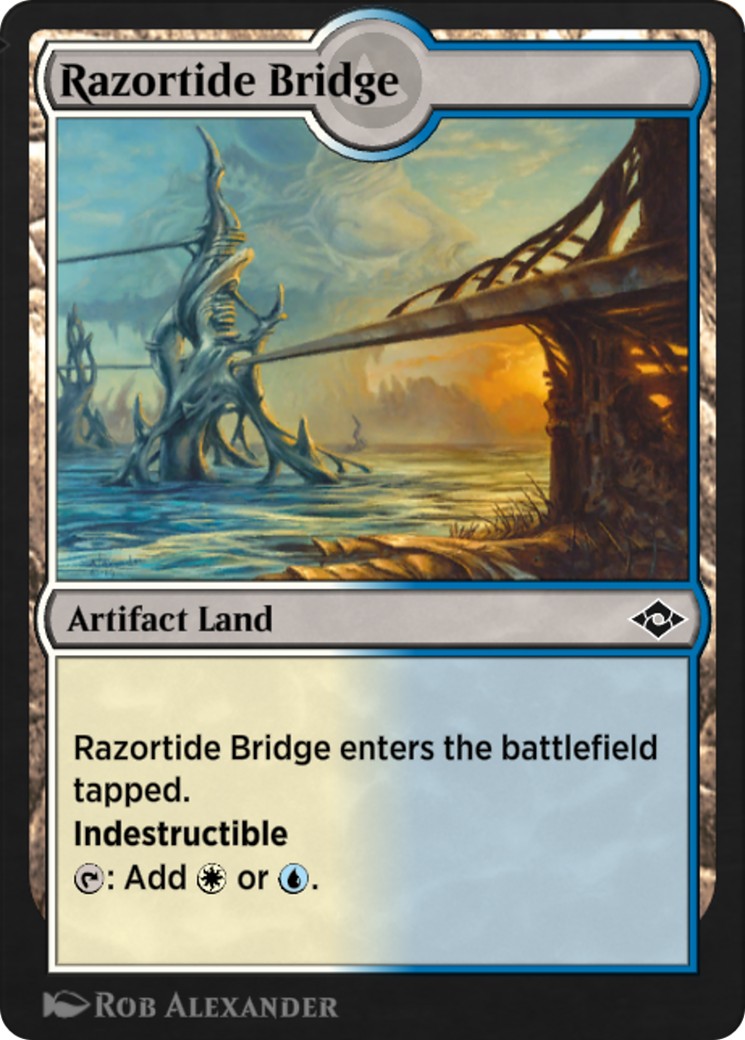 2022 Magic: The Gathering Historic Anthology 6 Razortide Bridge #15 trading card