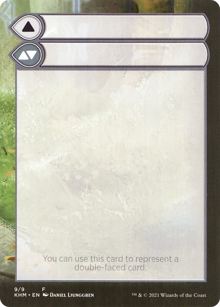 2021 Magic: The Gathering Kaldheim Substitute Cards Double-Faced Substitute Card #9 trading card
