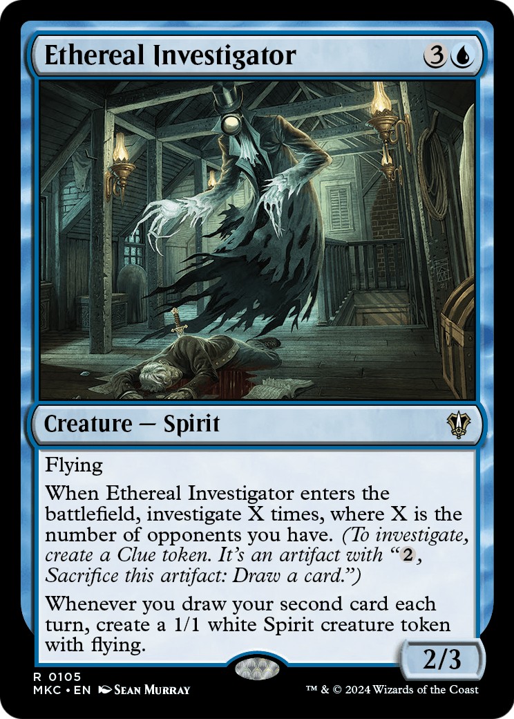 2024 Magic: The Gathering Murders at Karlov Manor 2024 Magic: The Gathering Murders at Karlov Manor #105 trading card