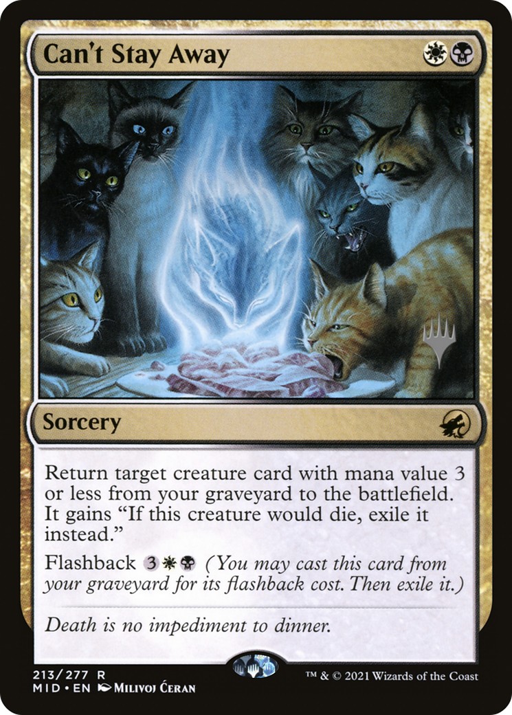 2021 Magic: The Gathering Innistrad: Midnight Hunt Promos 2021 Magic: The Gathering Innistrad: Midnight Hunt Promos #213p tra