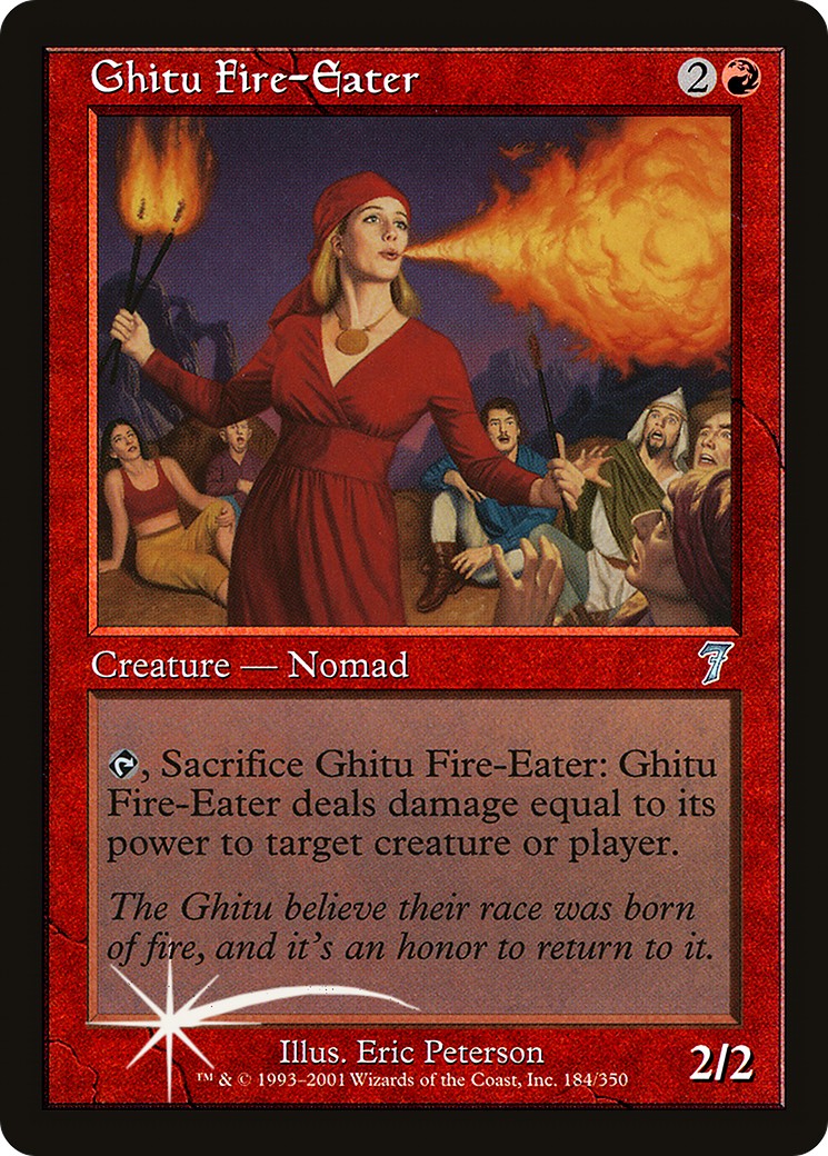 2001 Magic: The Gathering Seventh Edition 2001 Magic: The Gathering Seventh Edition #184★ trading card